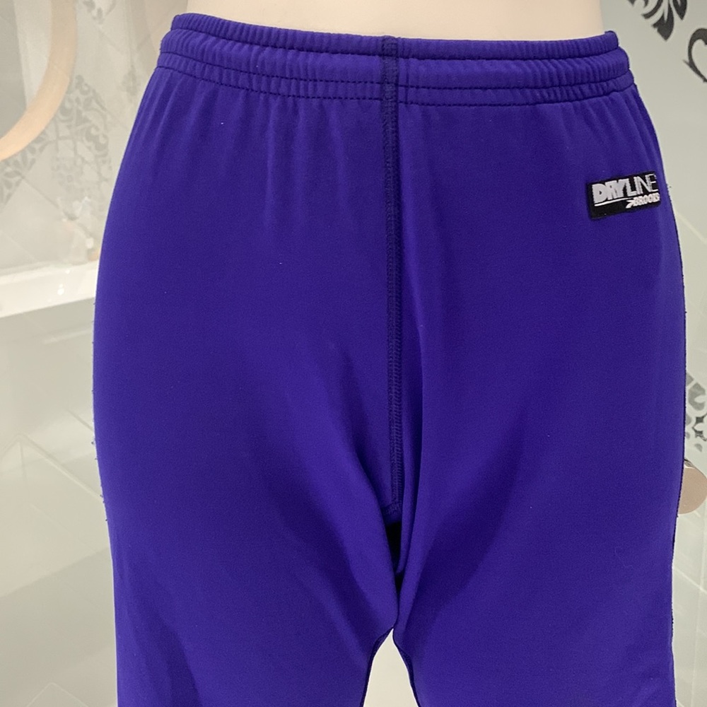 Made in🇺🇸🌸VTG 90’ Brooks Dry-line Athletic Leggings in Royal Blue - Picture 3 of 14